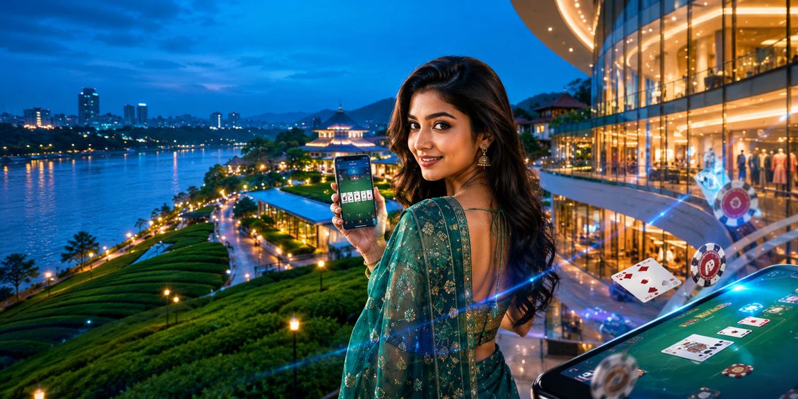 সিলেটে রামি গেম ও চায়ের বাগানের ছবি